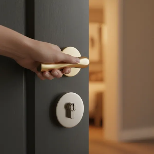 Входная дверь квартиры с надёжным замком